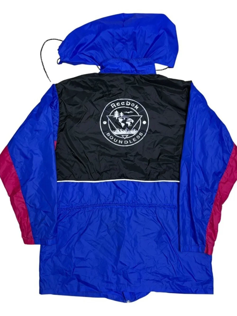 Vintage 90s REEBOK BOUNDLESS Light Windbreaker Retro Jacket Mens Medium